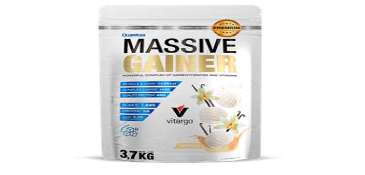 (SUBIDOR DE PESO) Massive Gainer PREMIUM 3,7 Kg. Vainilla